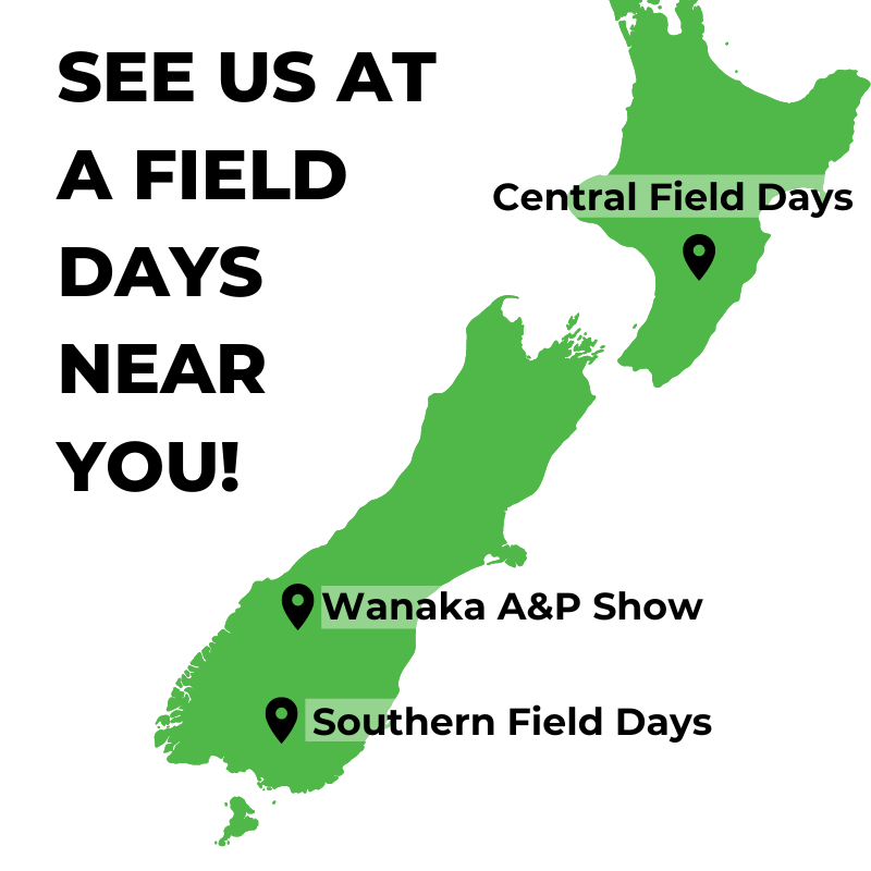 See us at a Field Days Event Near You, this February & March! TaskpowerNZ