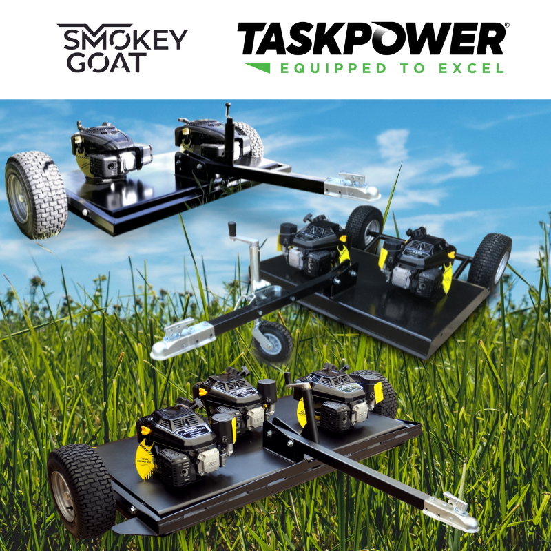 NEW PRODUCT - Smokey Goat Topper Mowers!