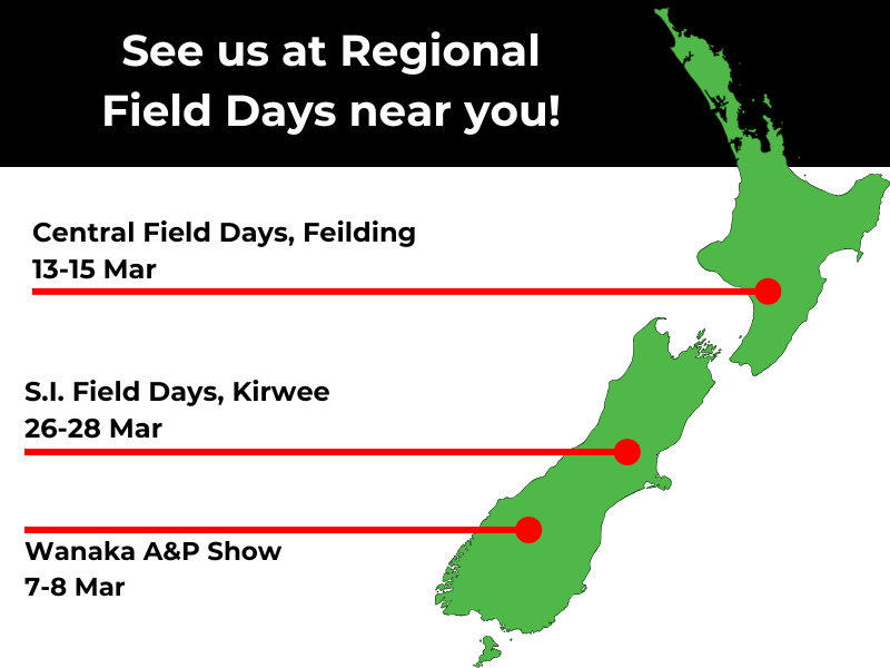 See us at a Regional Field Days near you - March 2025!